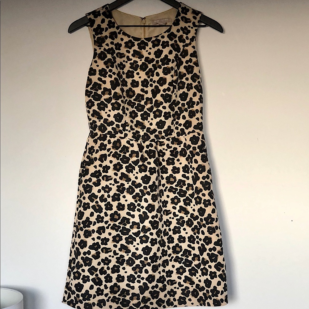 🐆 Banana Republic Leopard Print Sleeveless Dress